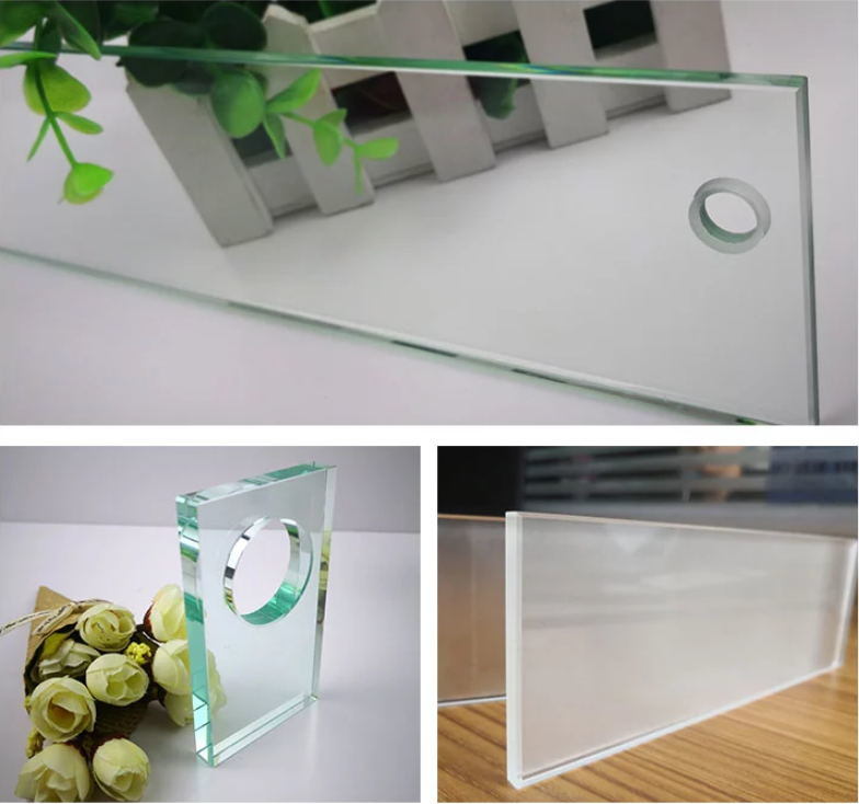 Customized Clear Glass/Extra Clear Partition Wall Glass Decorative Glass