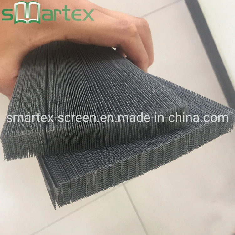 Polyester and Fiberglass Pleated Insect Folding Screen Mosquito Mesh for Sliding Door