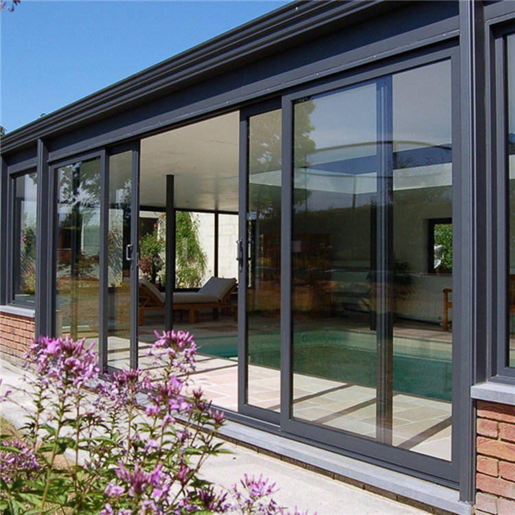 Popular Patio or Partition Sliding Door Modern Aluminum Sliding Door