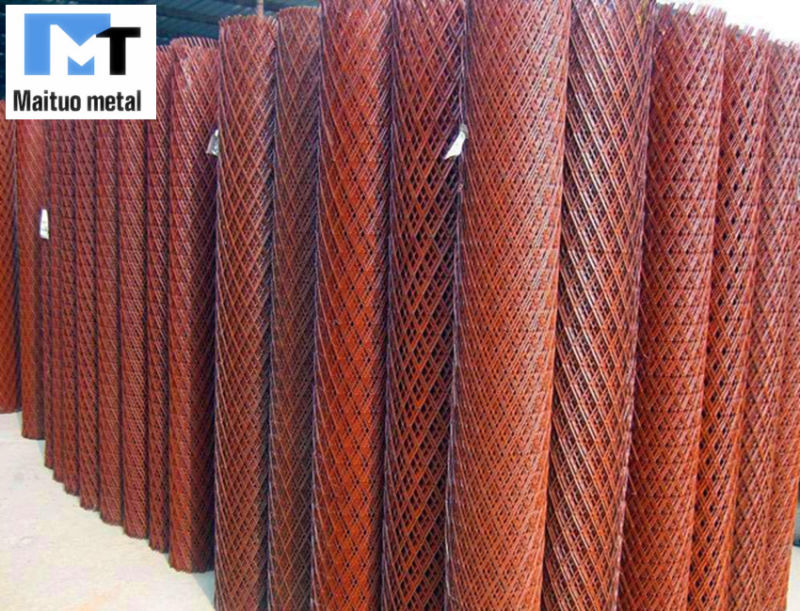 Hot Dipped Galvanized / Door Aluminium Expanded Metal Mesh Rolls