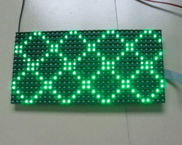 Outdoor P10 Single Color LED Moving Message Sign for Taxi Top Screen