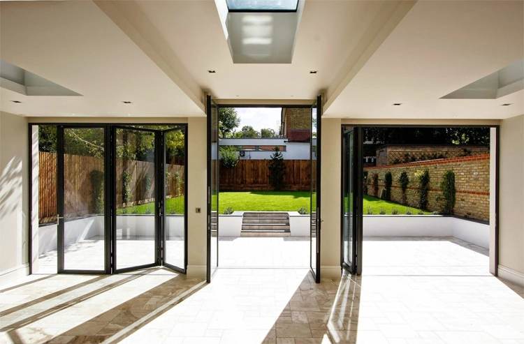 Building Material Bi-Fold Door/Aluminum Bifolding Door/Sliding Glass Door/Glass Folding Door