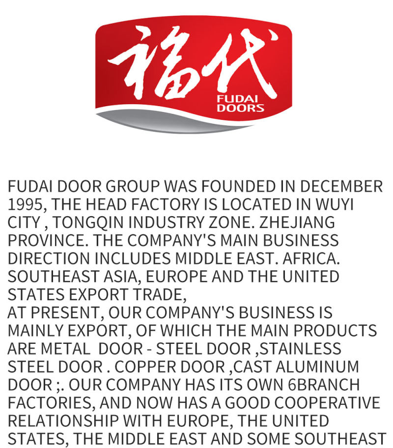 Exterior Steel Doorentrance Door Exterior Door China Supplier (NS-F036)