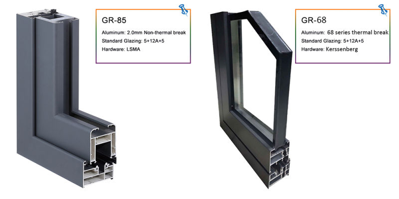 New Series Accordion Folding Door Outdoor Aluminium Bi-Fold Door