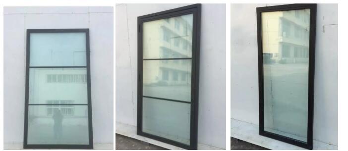 Double Wrought Iron Glass Casement Door Commercial Double Glass Doors