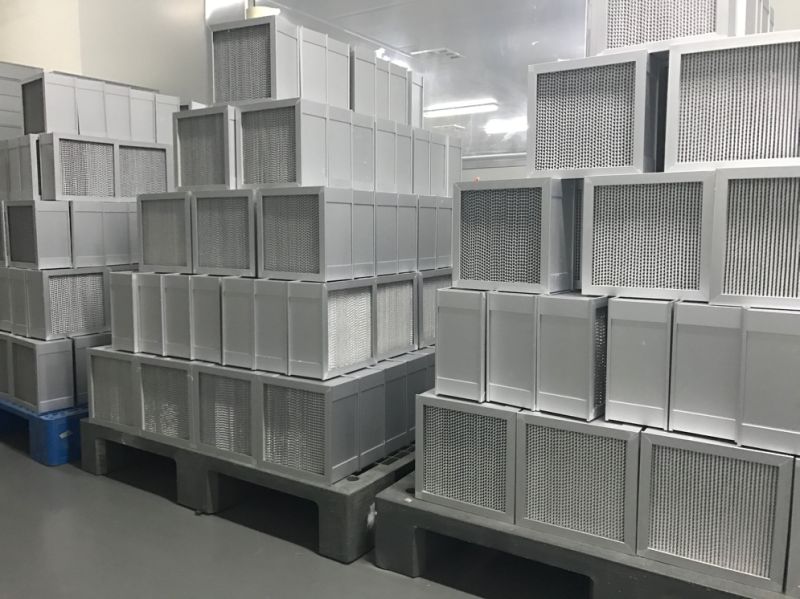 Al Frame Ventilation System Deep Pleated HEPA Air Filters