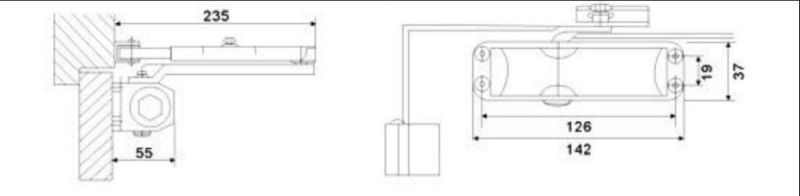 Alloy Door Closers, Automatic Door Closers, Heavy Door Hardware