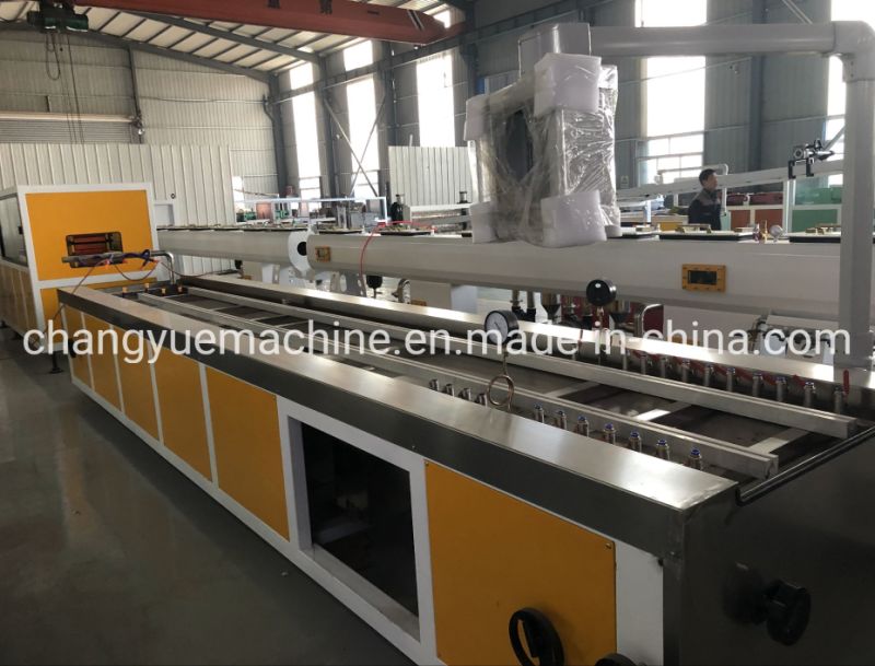 PVC Profile Making Machinery Plastic PVC Profile Cable Trunk Production Line