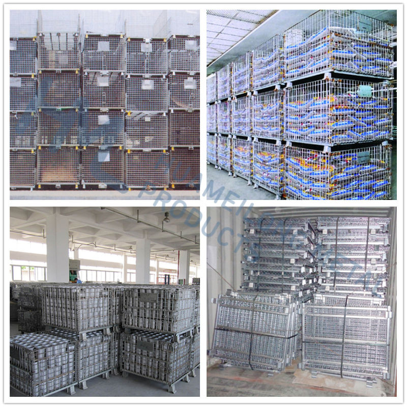 China Supplier Agriculture Galvanized Front Door Wire Mesh Gitterbox Crate