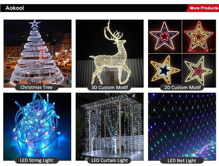 Holiday Decoration LED 3D Bear Outdoor/Indoor Christmas Light for Mall