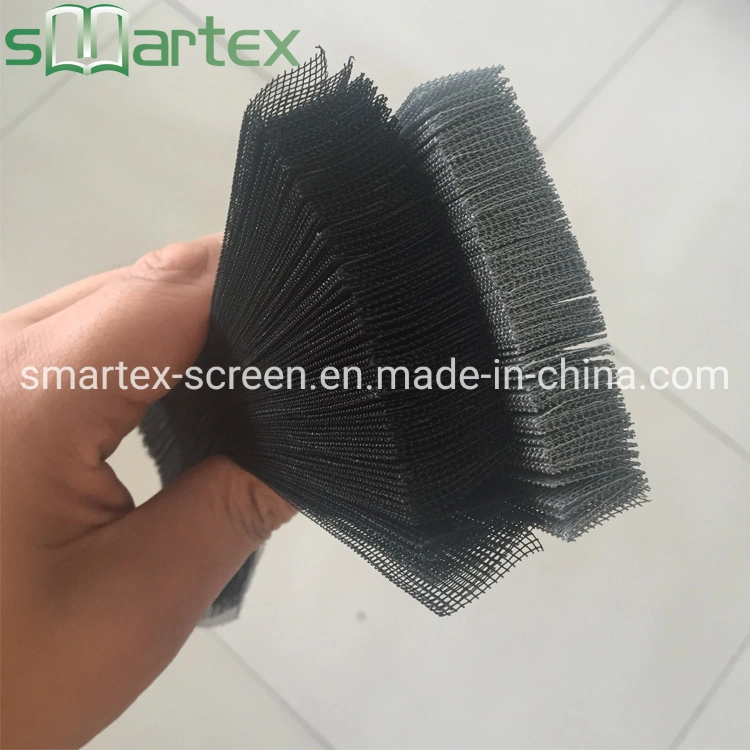 Polyester and Fiberglass Pleated Insect Folding Screen Mosquito Mesh for Sliding Door