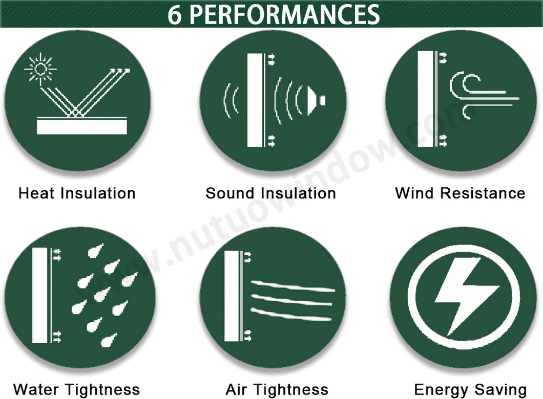 Foshan Manufacturer Sound Proof Double Glazing Aluminum Bifolding Door with Insect Screen