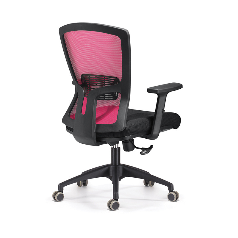 Sponge Mesh Staff Fabric Mesh Office Chair with Adjustable Lumbar Support