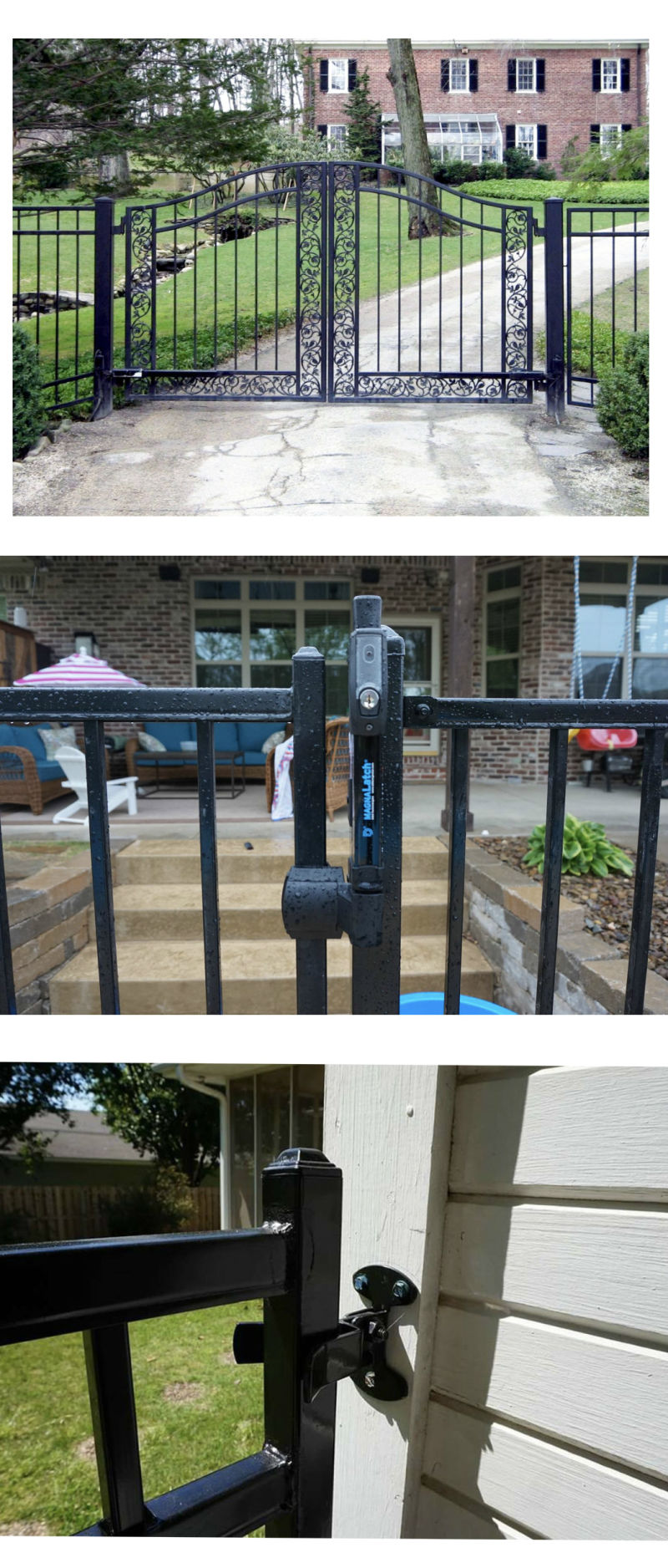 Beautiful Gate and Fence Aluminum Fence Gate/Door