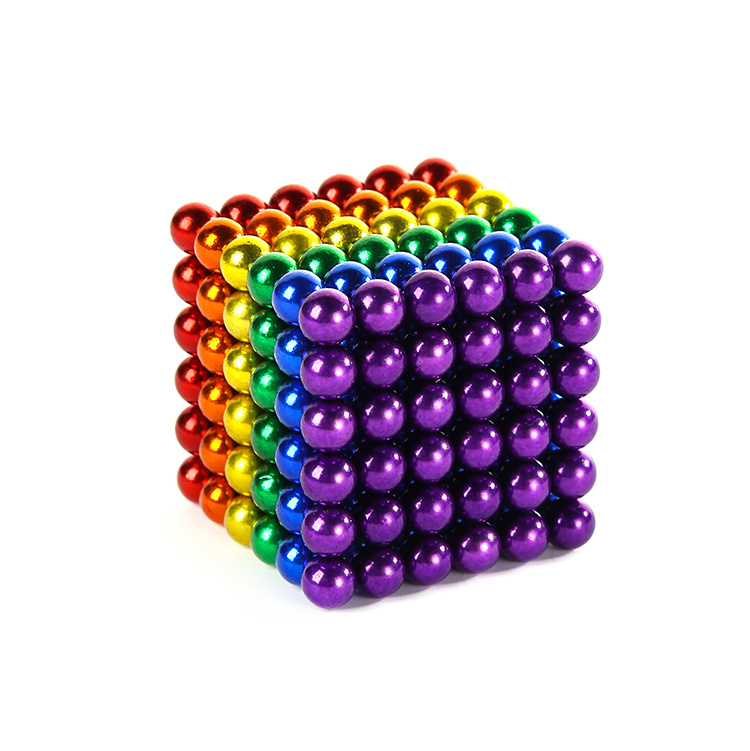 Colourful Metal Magic Cube Magnetic 5mm Magnetic NdFeB Magnet Balls