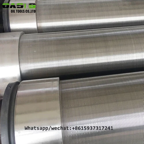 (manufacturer) Stainless Steel 304 DIN4925 Thread Water Well Screens/Wire Wrapped Well Screens