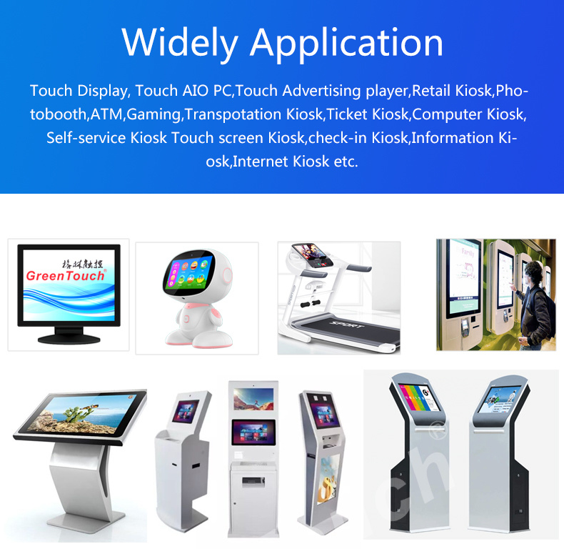17inch Pcap Touchscreen Glass Capacitive Touchscreen for Interactive Touchscreen Kiosk