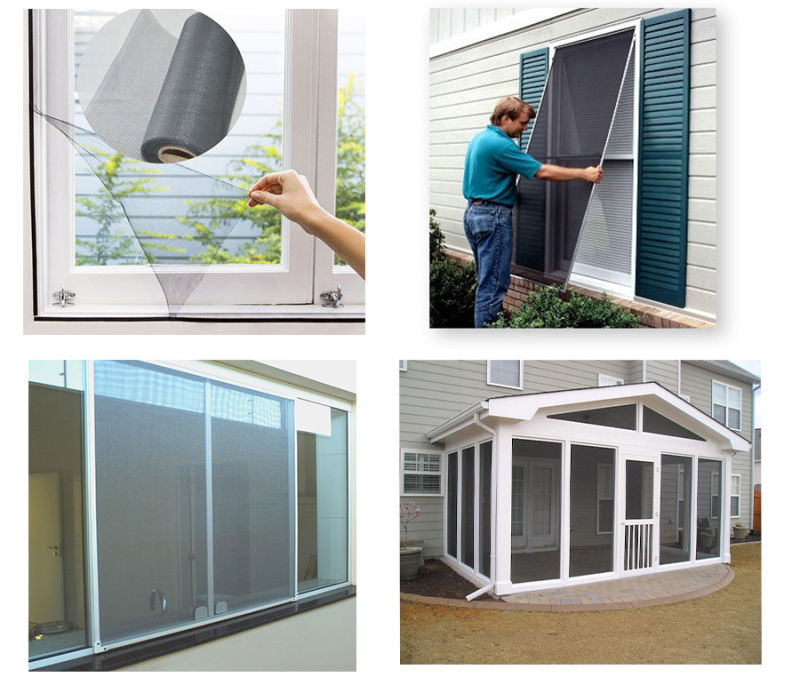 Plain Weave Fiberglass Window Screen Fiberglass Insect Screen for Window and Doors