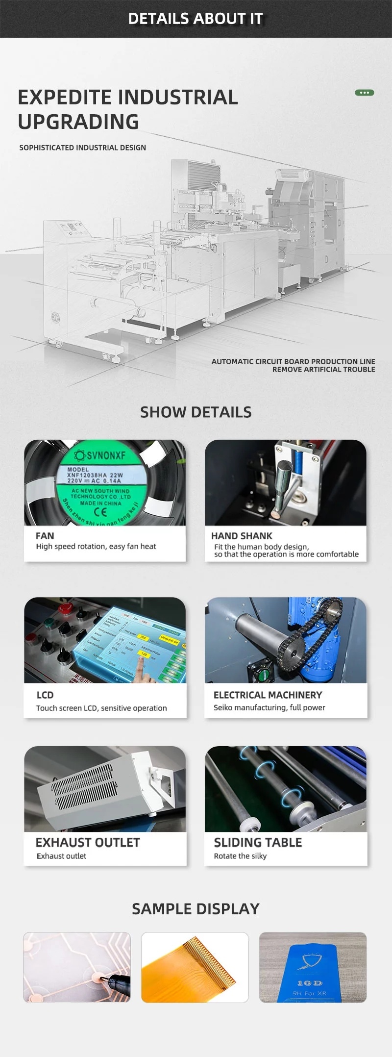 Auto Screen Printing Machine for processing of window die-cutting parts