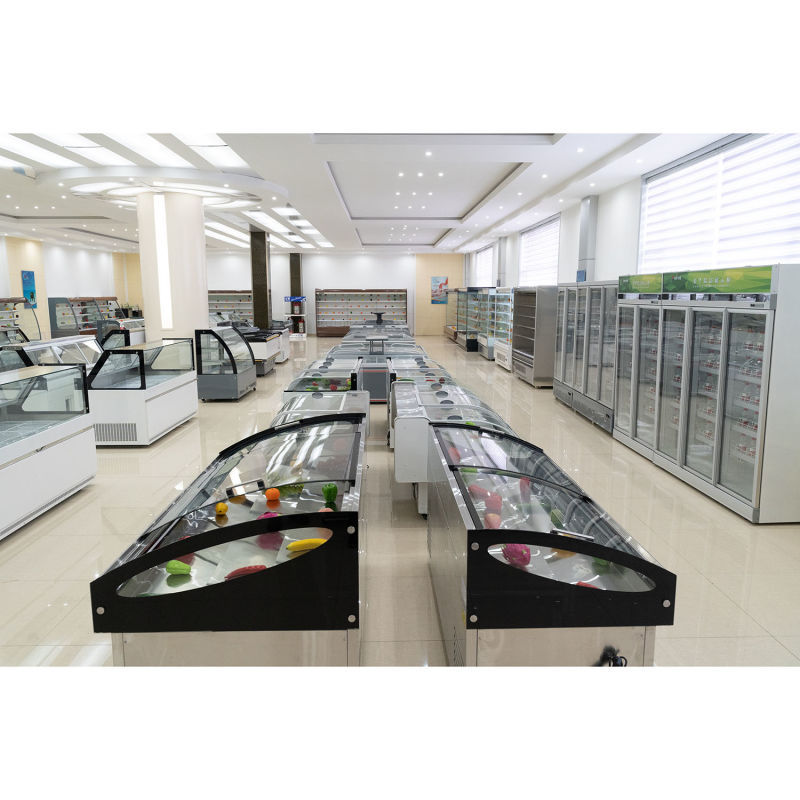 Online Wholesale Vertical Three Door Display Freezer