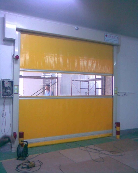 Security Automatic PVC High Speed Fast Rolling Door Shutter for Forklift Sanitary Warehouse