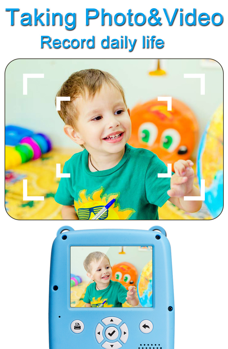 Kids Digital Instant Camera Best Gift for Children Instant Print Camera