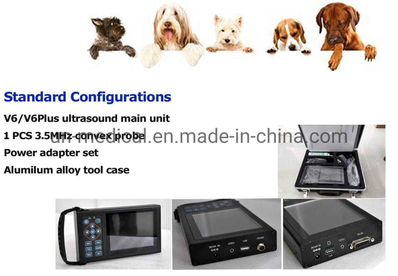 OEM Rechargeable Veterinary Use Handheld Portable Ultrasound Machine