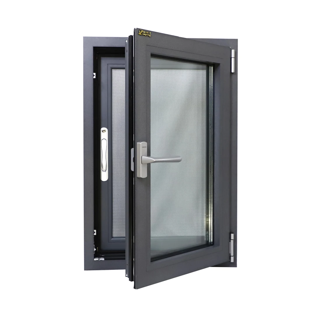 Aluminum Window and Door Aluminum Casement Window with Screen