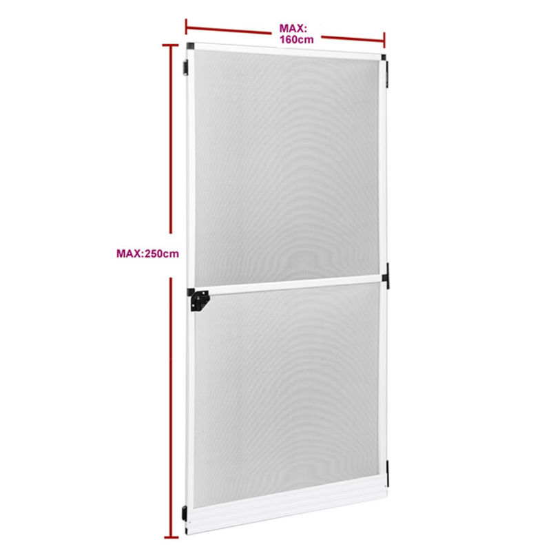 Aluminum Frame Flyscreen Door with Mosquito Net