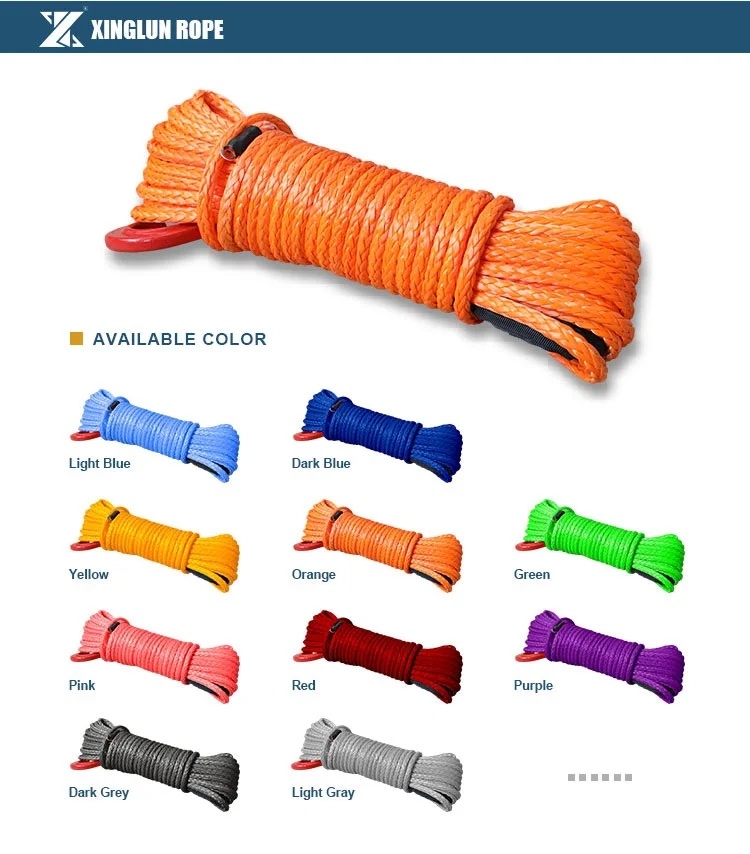 Synthetic Winch Rope for The Snow Mud Rocks Trails