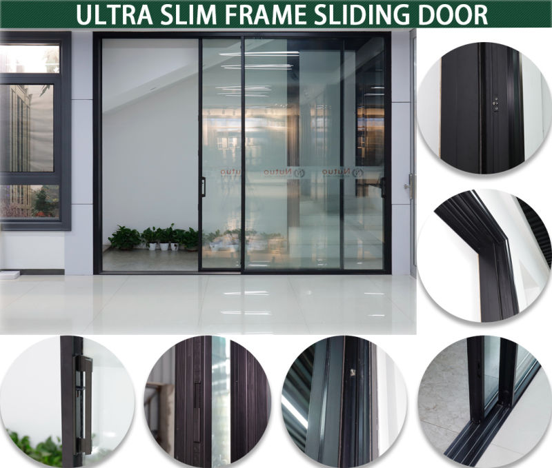 Foshan Manufacturer Anti-Thief Powder Coated Aluminum Sliding Lifting Door with Mosquito Net