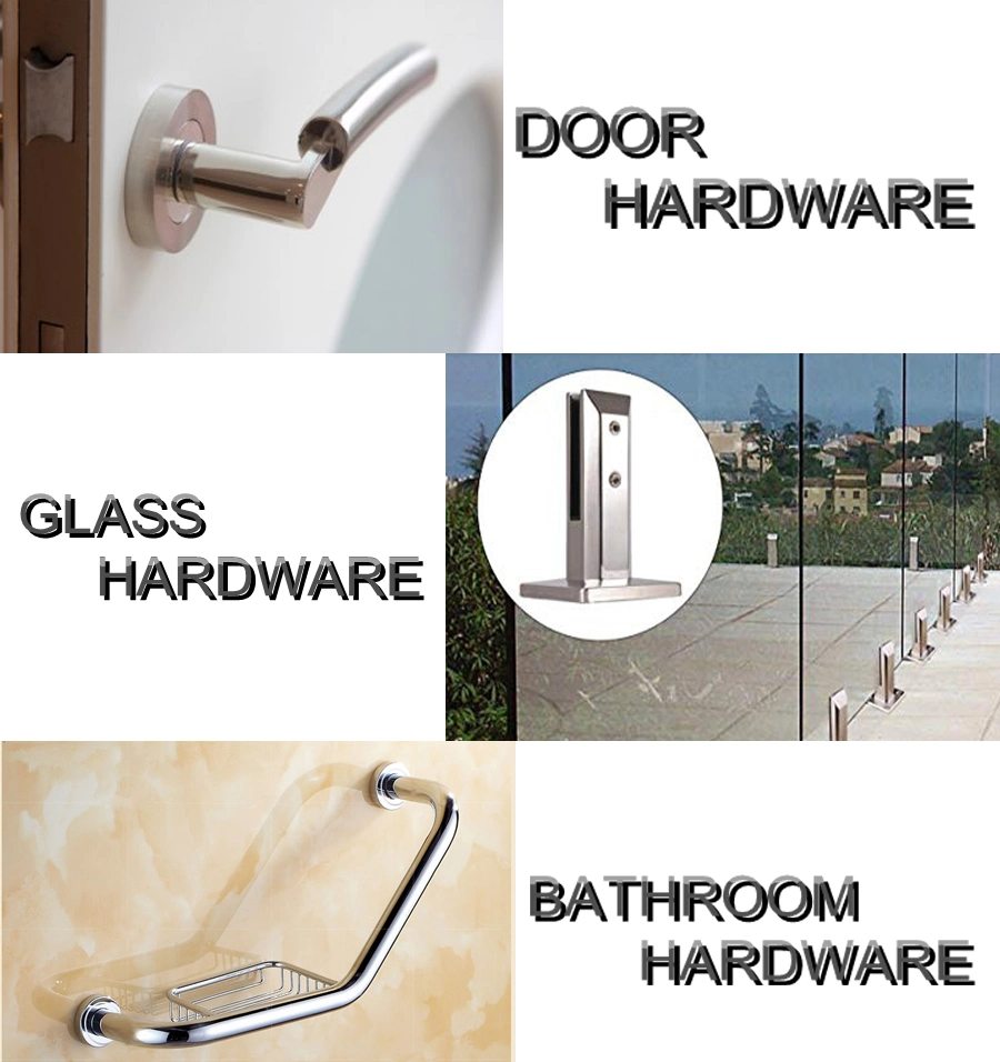 Door Hardware Stainless Steel Oval Flush Hidden Concealed Door Pull Handle