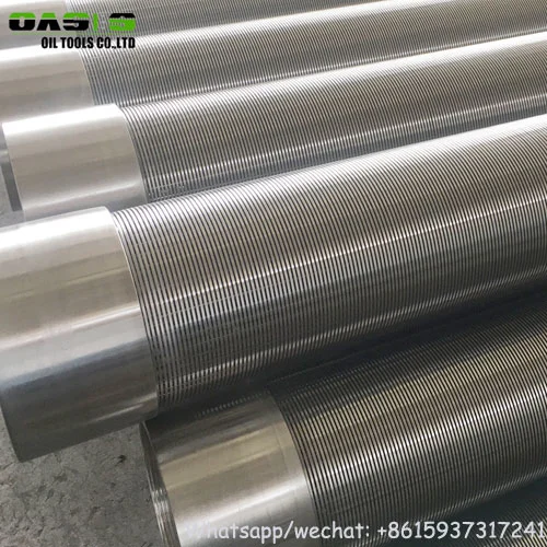 (manufacturer) Stainless Steel 304 DIN4925 Thread Water Well Screens/Wire Wrapped Well Screens