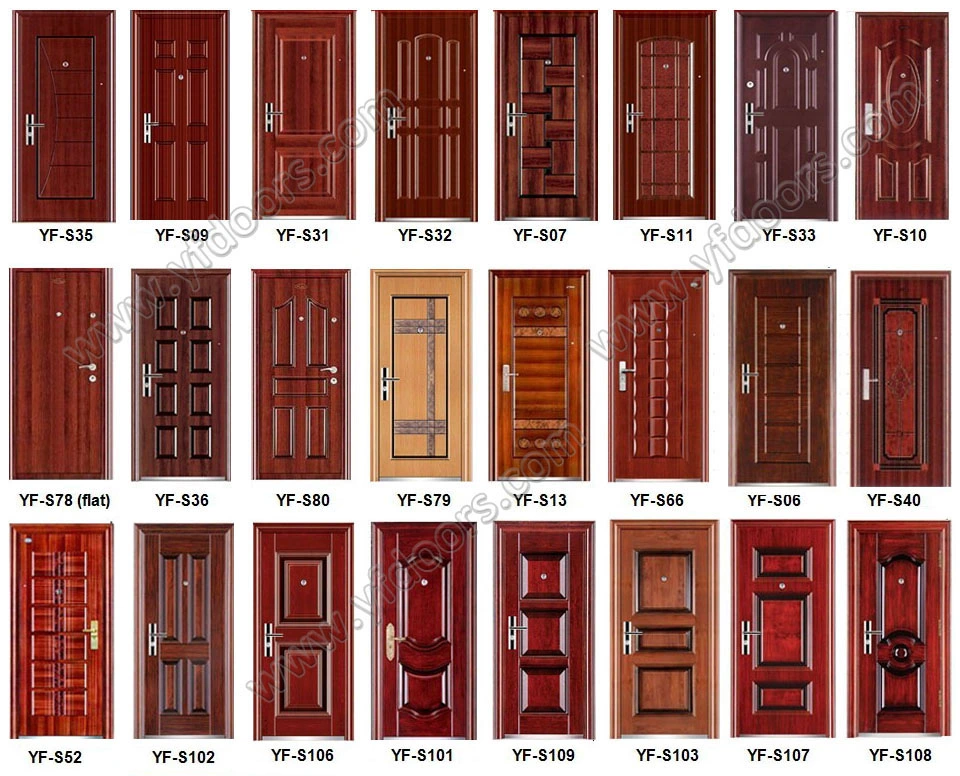 Socool Africa Steel Cheap Bedroom Entry Outdoor Doors Modern Security Steel Doors