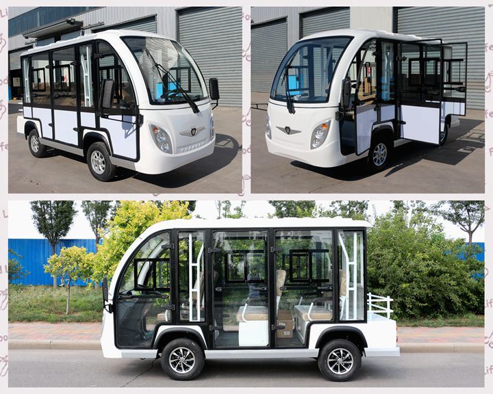 Wholesale 11 Seats Electric Shuttle Bus for Sale with Doors