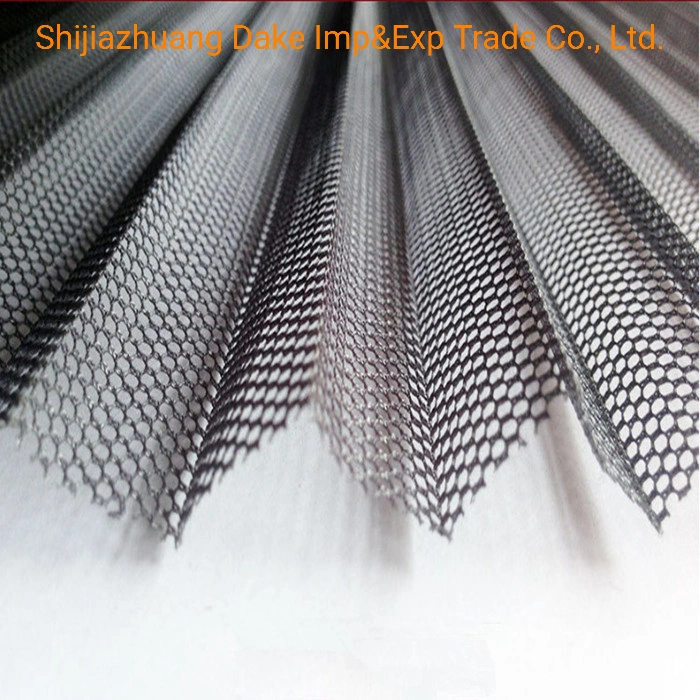 Retractable Fiberglass Pleated Wire Mesh/Polyester Folding Window Screen Mesh