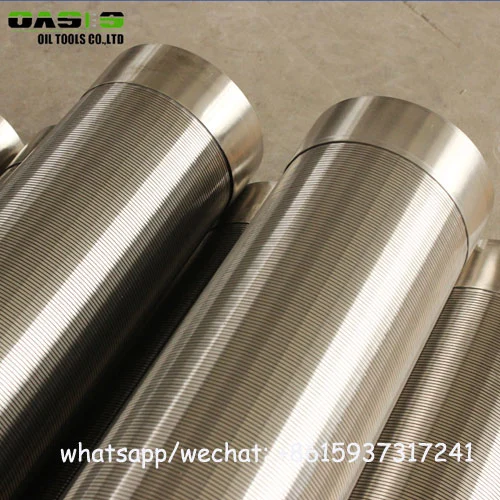 (manufacturer) Stainless Steel 304 DIN4925 Thread Water Well Screens/Wire Wrapped Well Screens