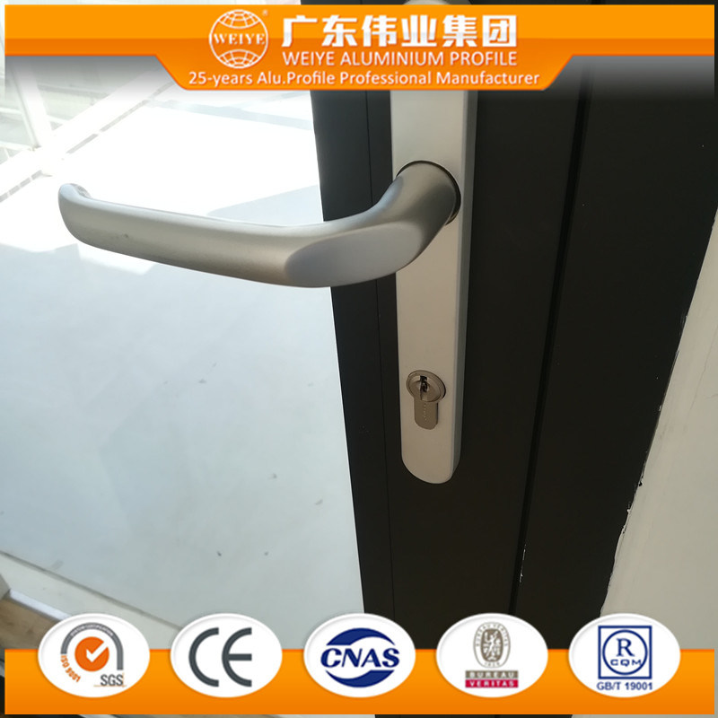 Sound Insulated Aluminium Swing Door with Stainless Steel Mosquito Net