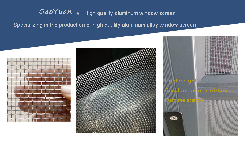 Best Screen Mesh Aluminum Alloy Window Screen Mosquito Netting