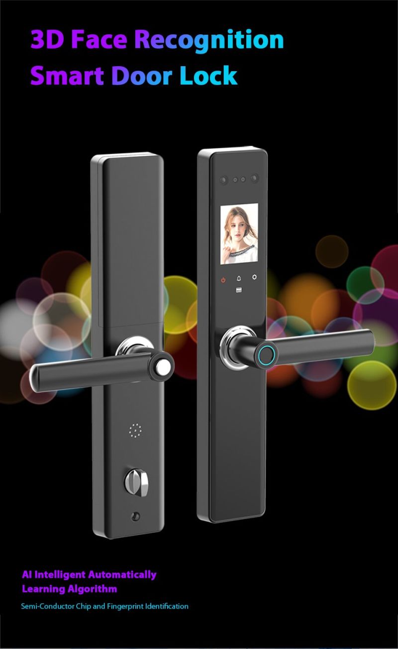 Hidden Key Hole Biometric Face Recognition Smart Door Lock