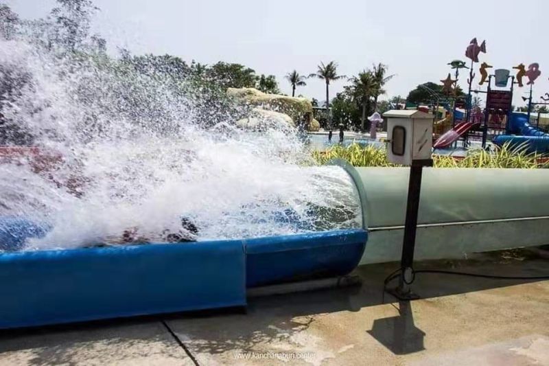 Water Park Equipment/Semitransparent Fiberglass Aqua Loop Slide (LZH-031)