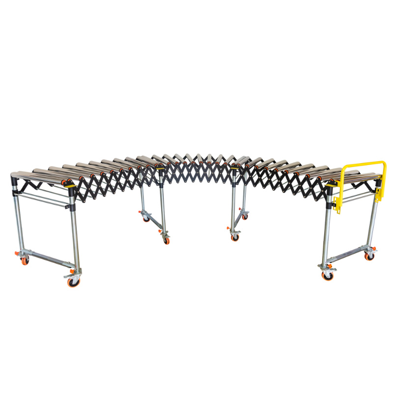 Non-Power Steel Roller Conveyor by Gravity to Slide Material Down The Line