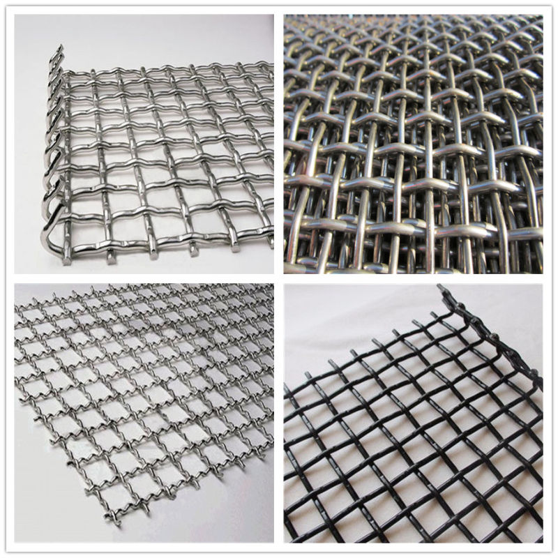 Crimped Wire Mesh Crimped Woven Screen Mesh Crimped Screen Mesh Fence