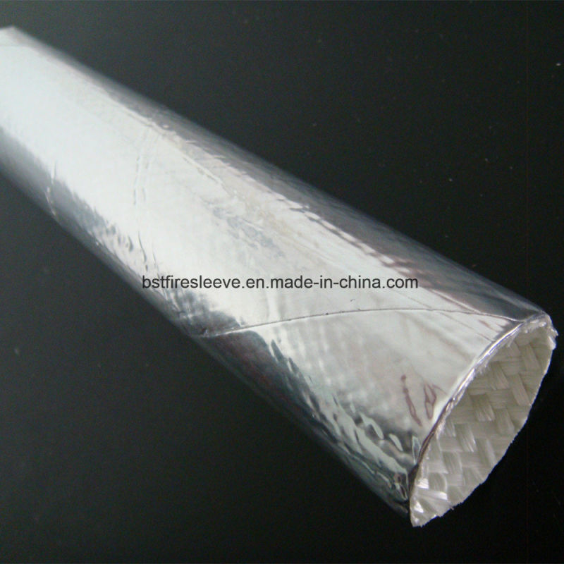 Thermal Heat Shield Aluminised Reflective Braided Fiberglass Sleeve