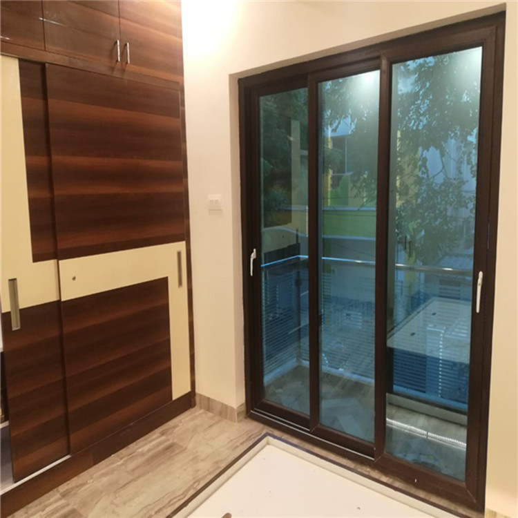 American Standard Aluminum Glass Door/Folding Door System with Accordion Fly Screen