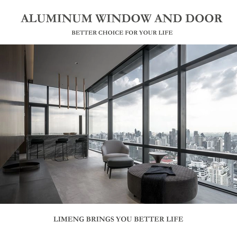 Aluminum Window and Door Aluminum Casement Window with Screen