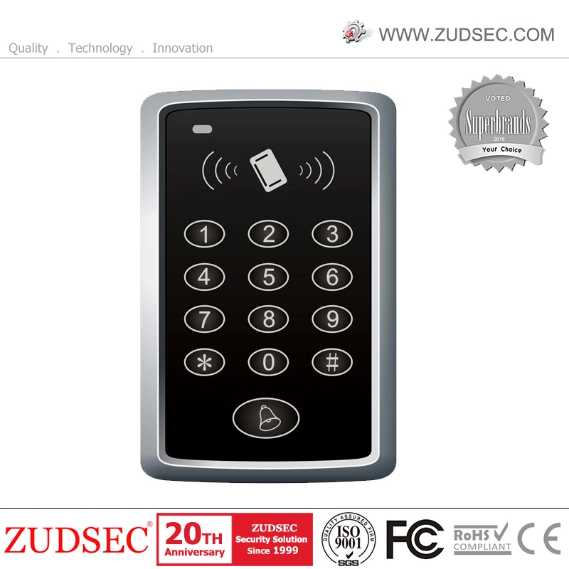 Touch Screen Single Door Access Control Systems Keypad Two LED Color RFID Access Controller