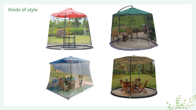 Patio Umbrella Mosquito Netting 100% Polyester Screen Anti-Mosquito Nets