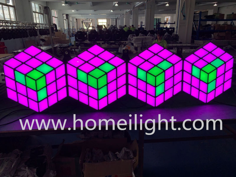 LED 3D Magic Cube Wall for Night Club