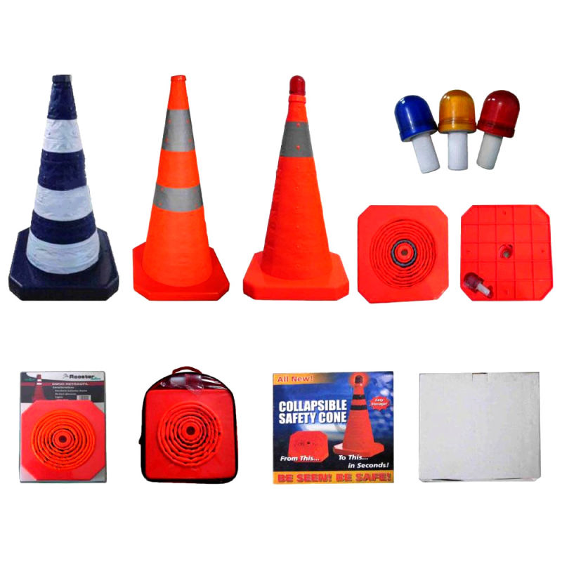 PVC PE EVA Orange Retractable Traffice Cone PVC Cone